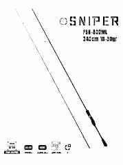 Fujin Sniper 270cm 15-55gr Spin Kamış FSN-902MH