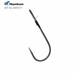 Hayabusa FPP Straight Delikli Lüfer İğnesi Black Nikel