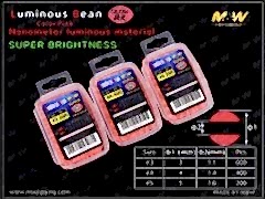 M&W Luminous Soft Bean Fosforlu Boncuk