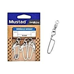 Mustad Demon DLSS04 Kilitli Klips 3lü Fırdöndü